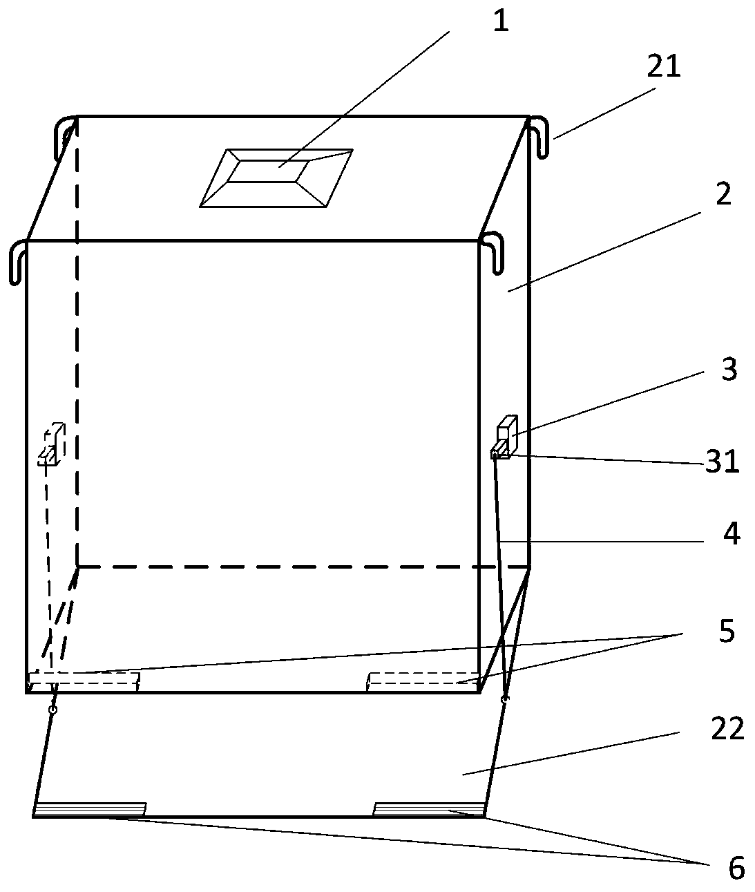 Intelligent storage device for express delivery of unmanned aerial vehicle