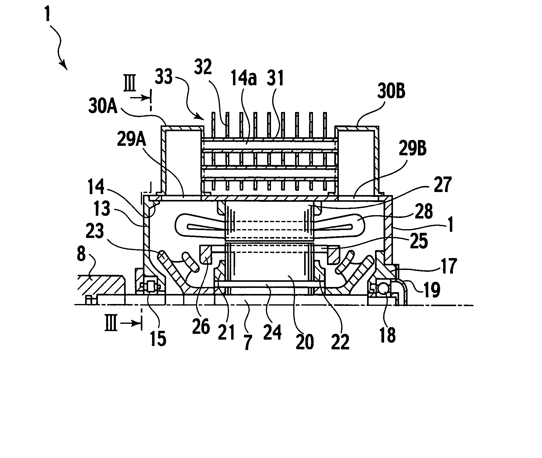 Totally Enclosed Type Main Drive Motor for Vehicle