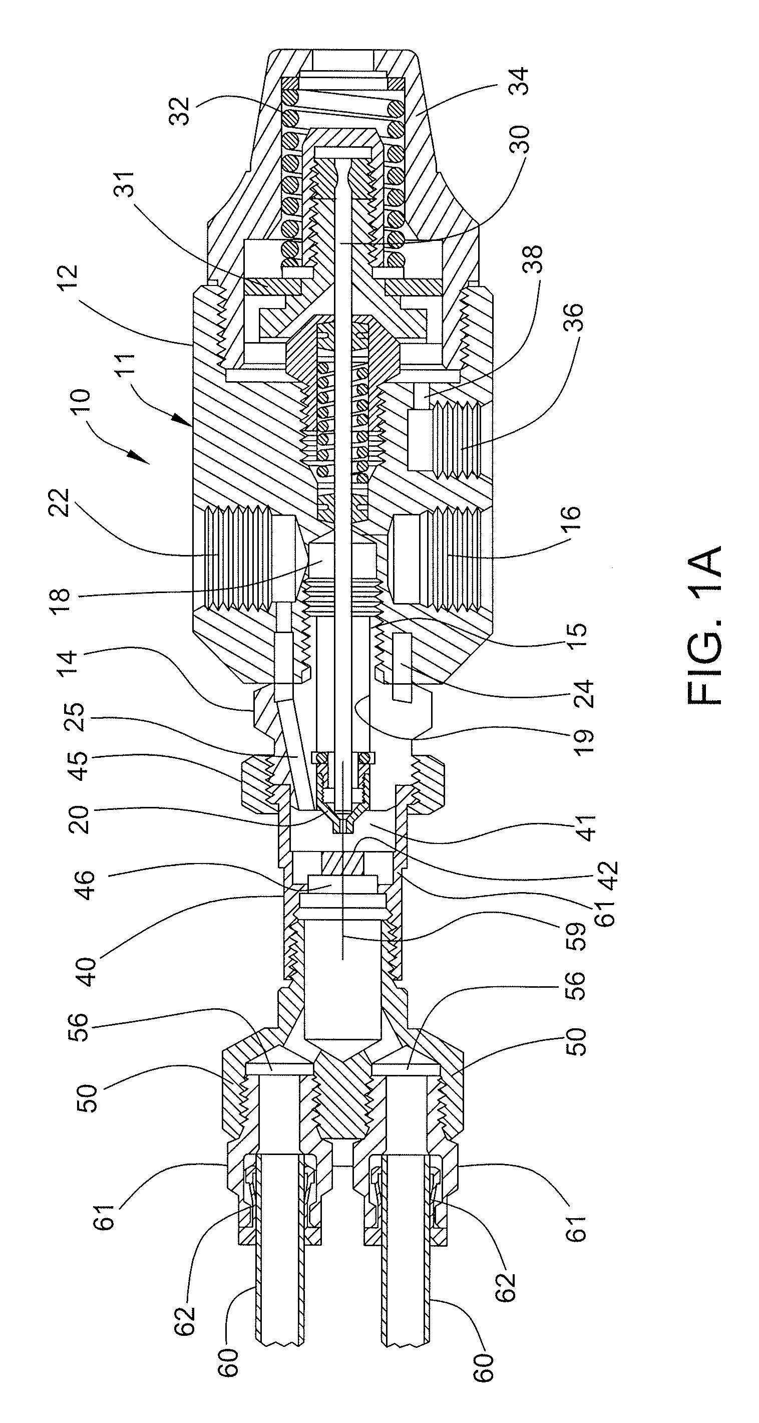 Multiple discharge pressurized air atomization spraying system