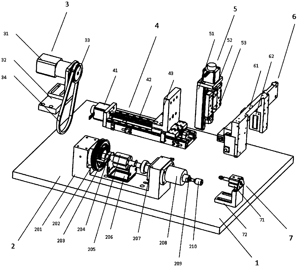 Rotary-shaft diameter and end-surface circular runout non-contact detection device