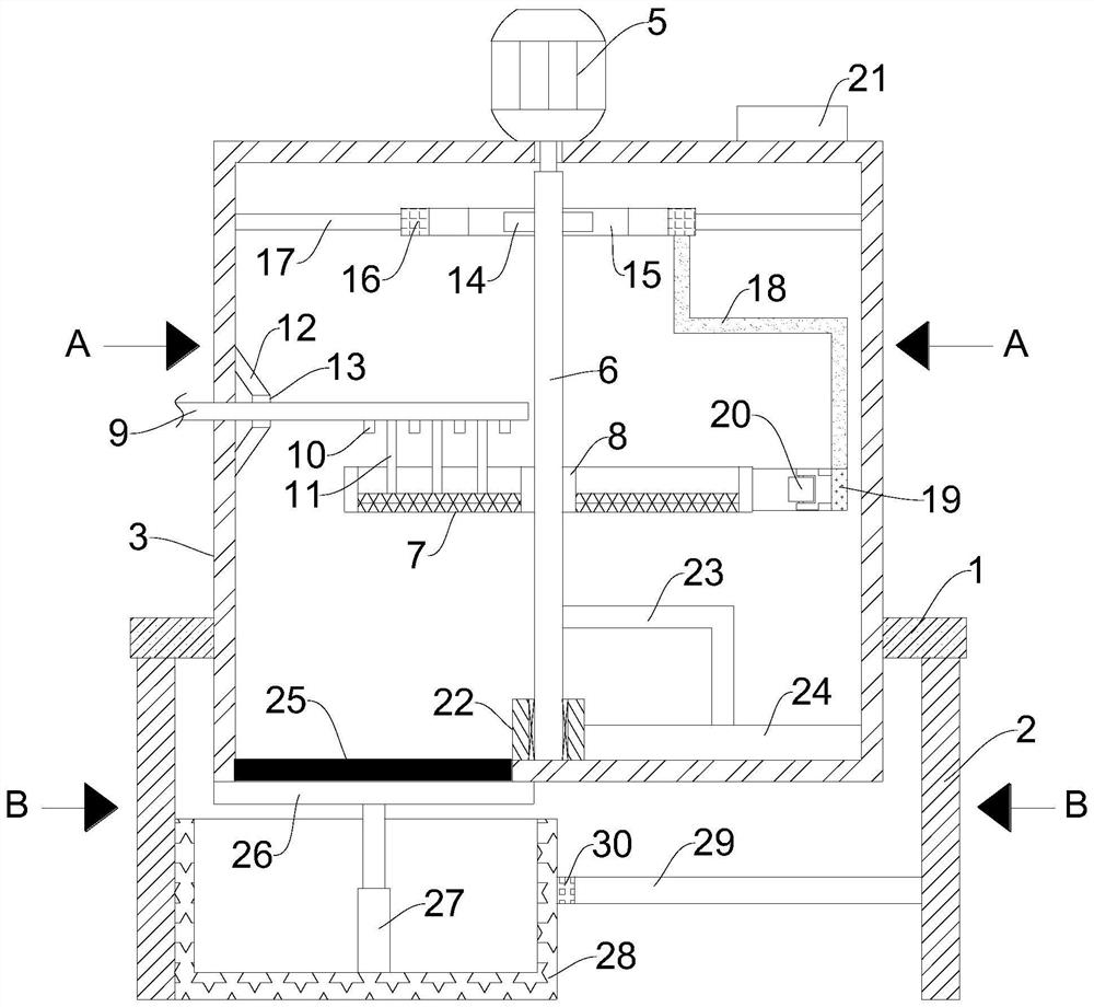 Drying device for medicine production and processing