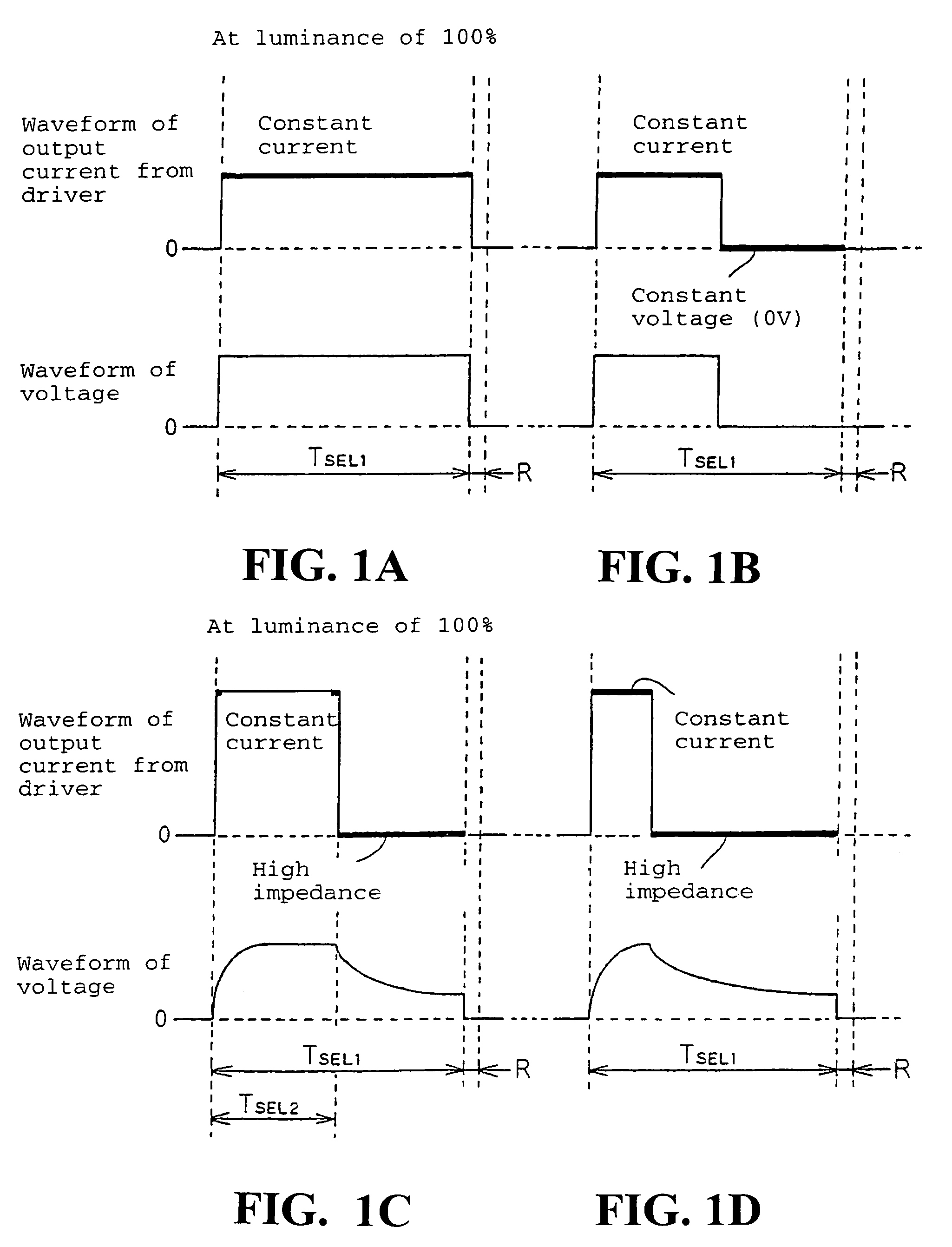 Method for driving an organic electroluminescent display device