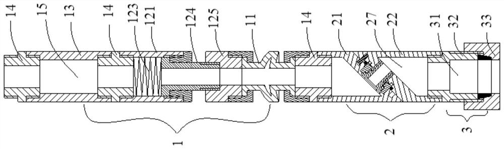 Ultrasonic probe clamping rod, ultrasonic detection device and use method of ultrasonic detection device