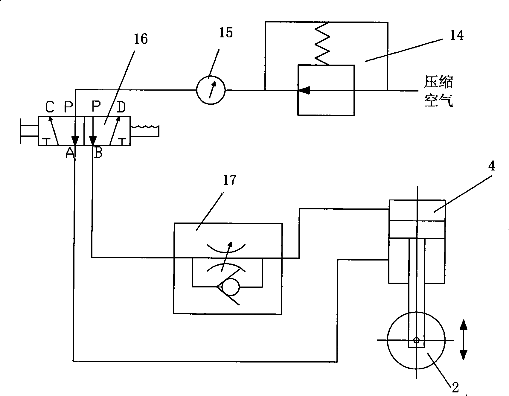 Pneumatic metering device for cable