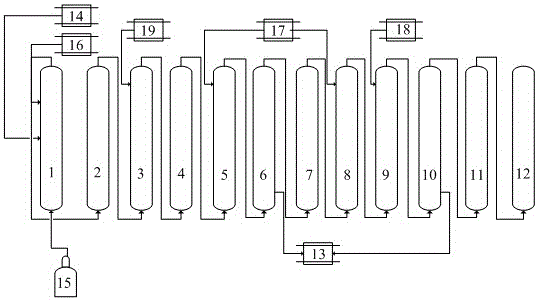 A kind of system of industrial preparation 2-amino-5-naphthol-7-sulfonic acid