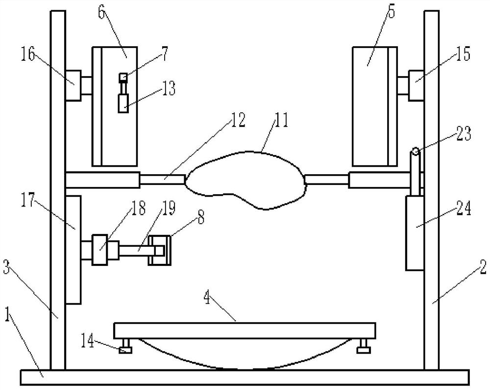 Walking balance training device for hemiplegic patient