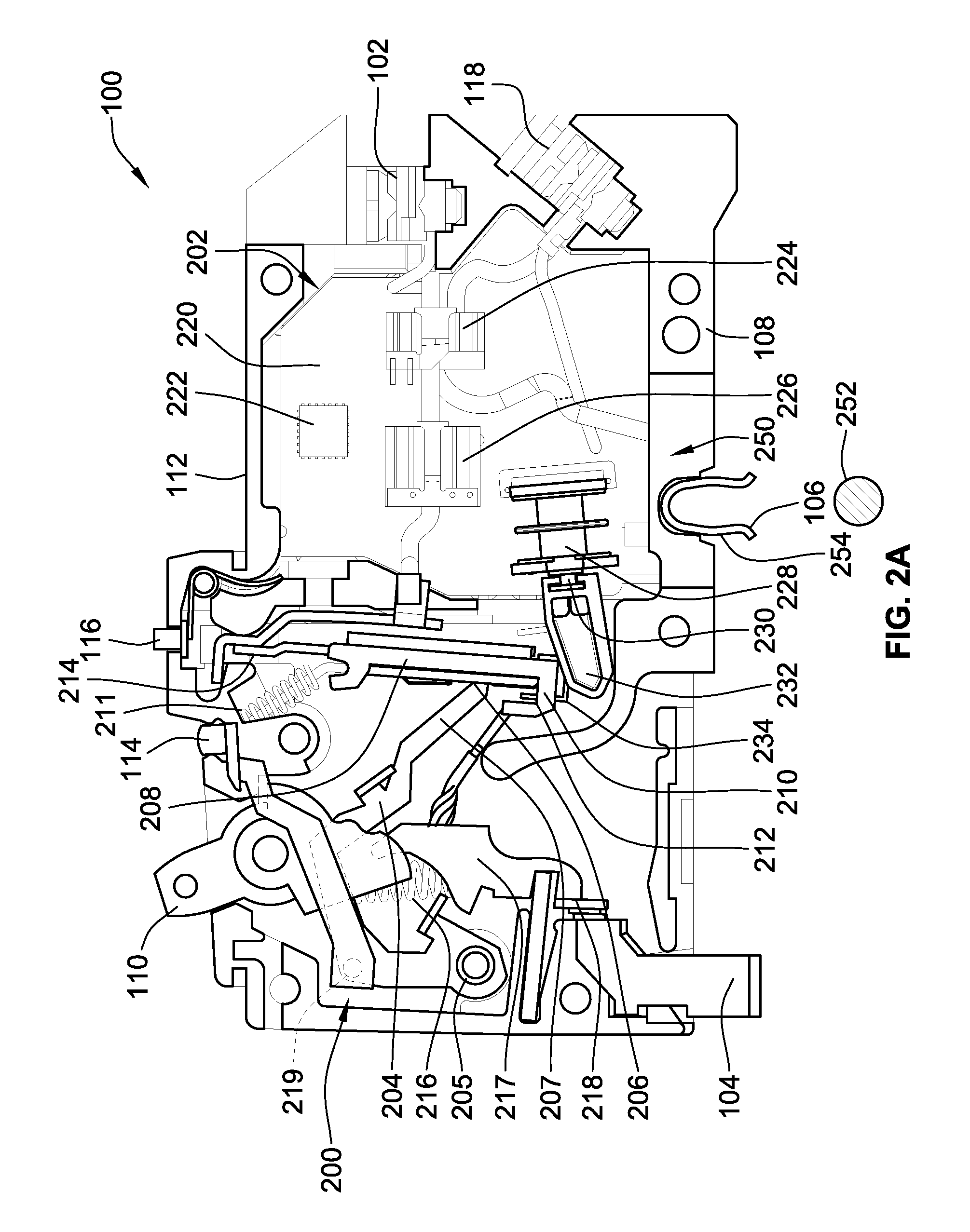 Circuit breaker with plug on neutral connection lock-out mechanism