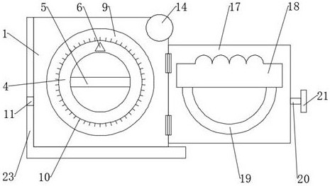 Foldable slope measuring device for land engineering