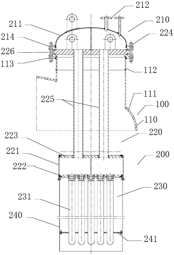 Apparatus and method for realizing reaction and filtration concentration