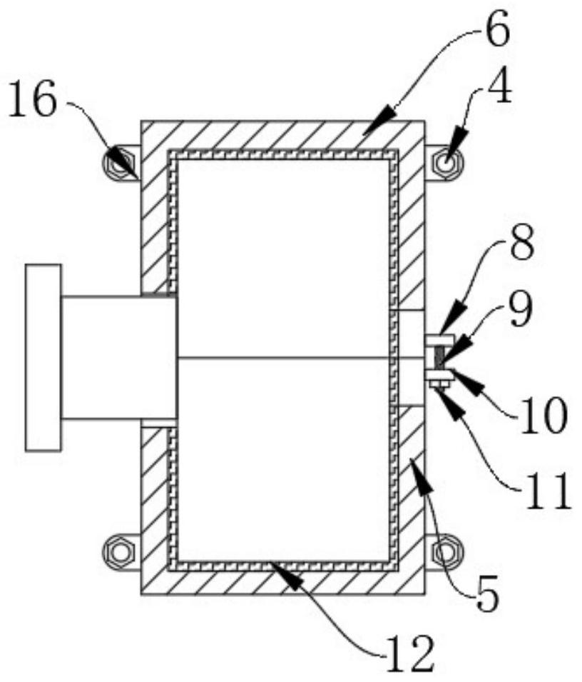 Pump body heat preservation device for petrochemical process pump