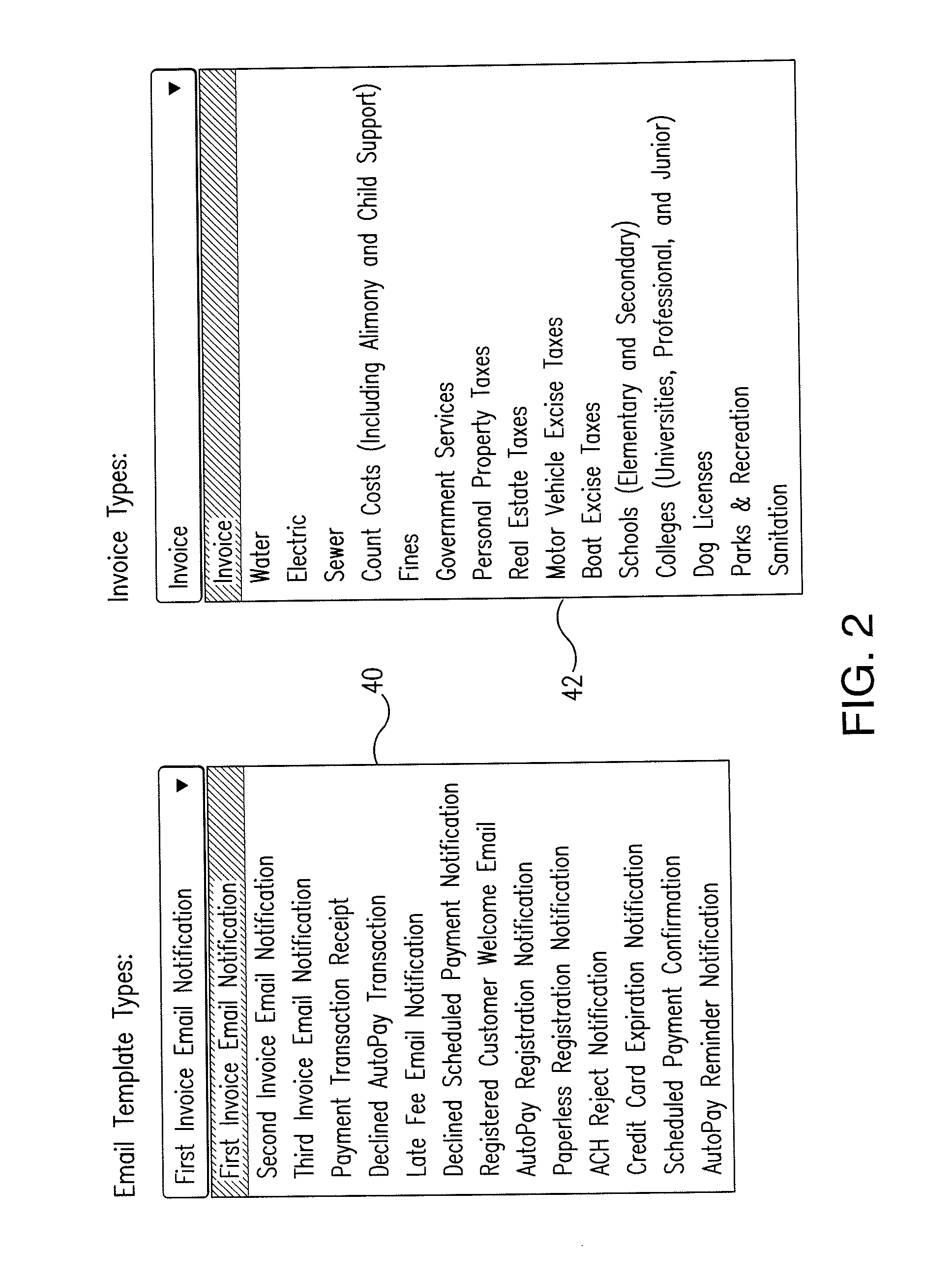 Electronic invoice presentation and payment system