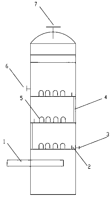 Process method for absorbing oil gas at low temperature