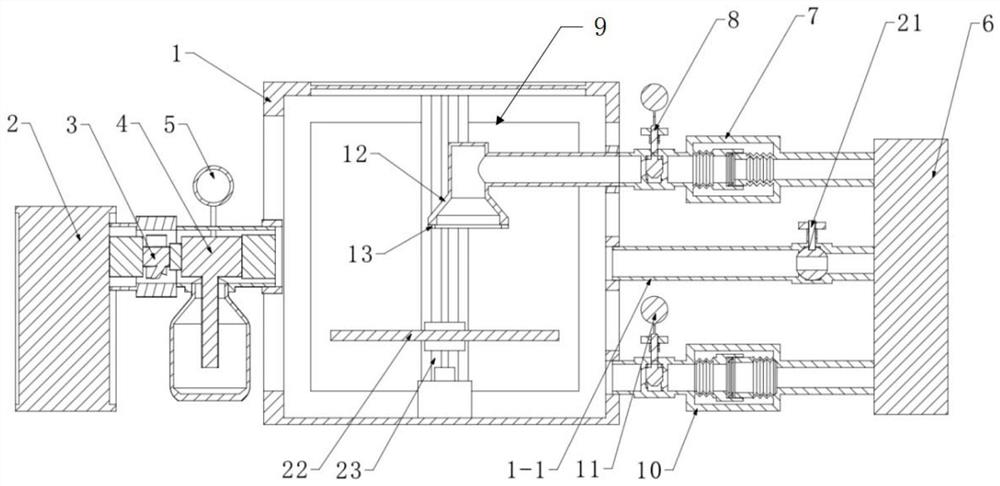 Microbial integrity test device and test method for closed sterile barrier system