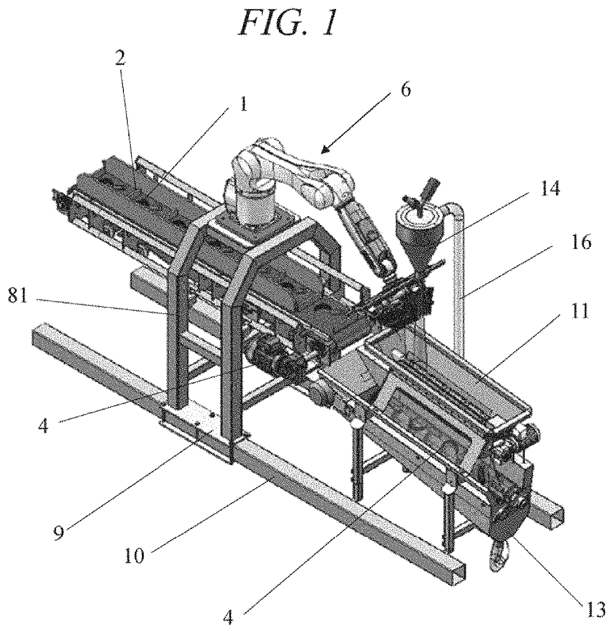 Automated station for salting meat pieces and operating method thereof