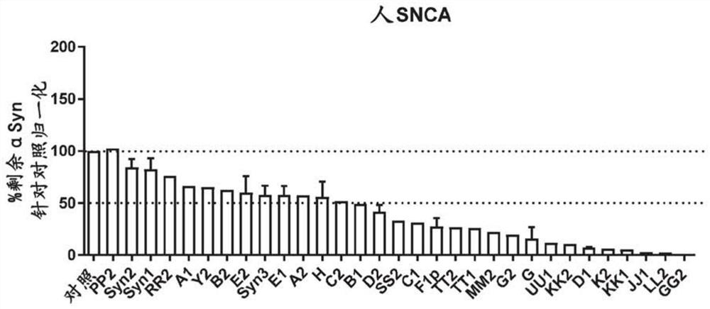Variant rnai against alpha-synuclein