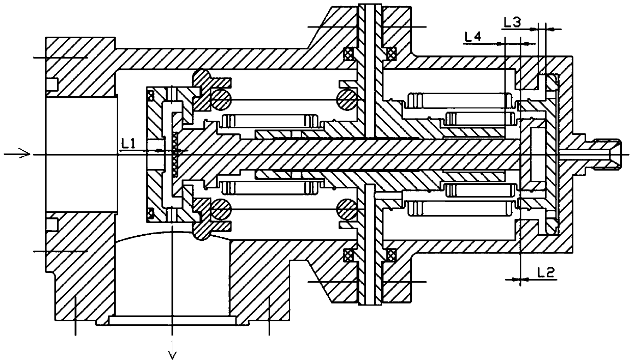 Mixing ratio multi-opening regulating valve of liquid rocket engine