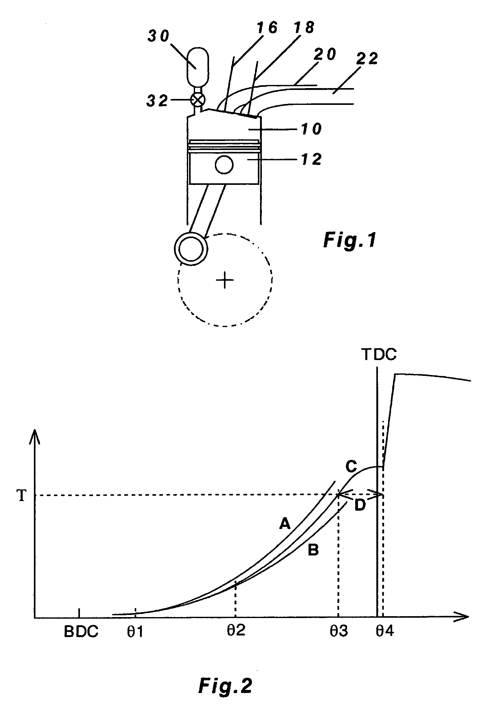 Auto-ignition timing control and calibration method