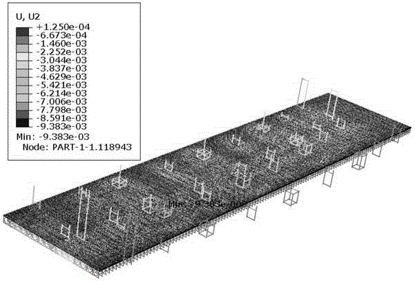 Simulation assembling method used for continuous assembling construction of steel pipe arch rib segment bed jig method