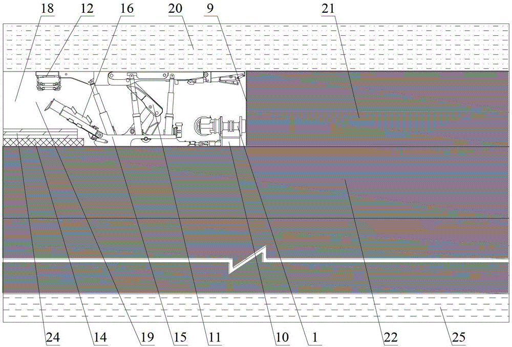 Inclined separated layer solid filling coal mining method for super thick coal seam