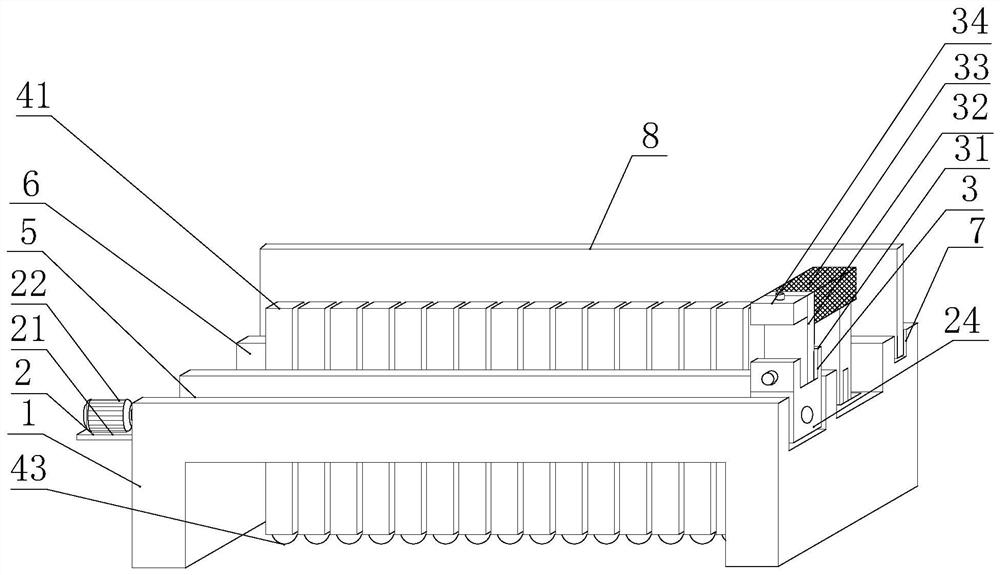 Detection device for detecting flatness of building