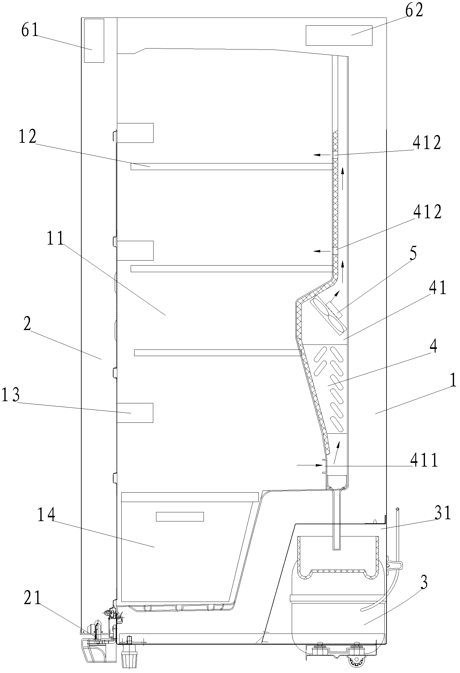 Refrigerator and humidity control method for refrigerating chamber of refrigerator