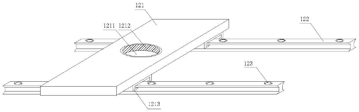 Reserved sleeve joint bar positioning device for PC building wallboard
