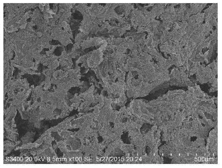 A kind of preparation method of antibacterial fiber sponge material