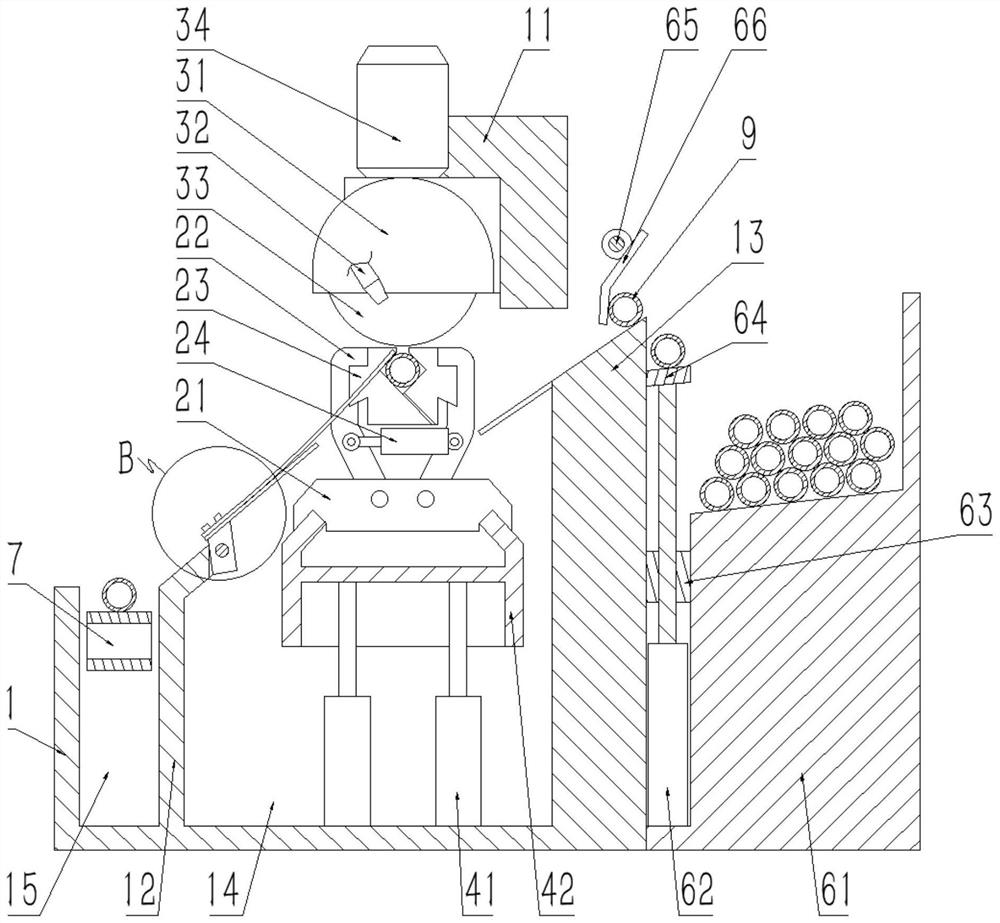 Full-automatic steel pipe cutting equipment and using method thereof