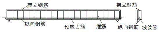 A method for monitoring the prestress value and prestress loss of concrete beams