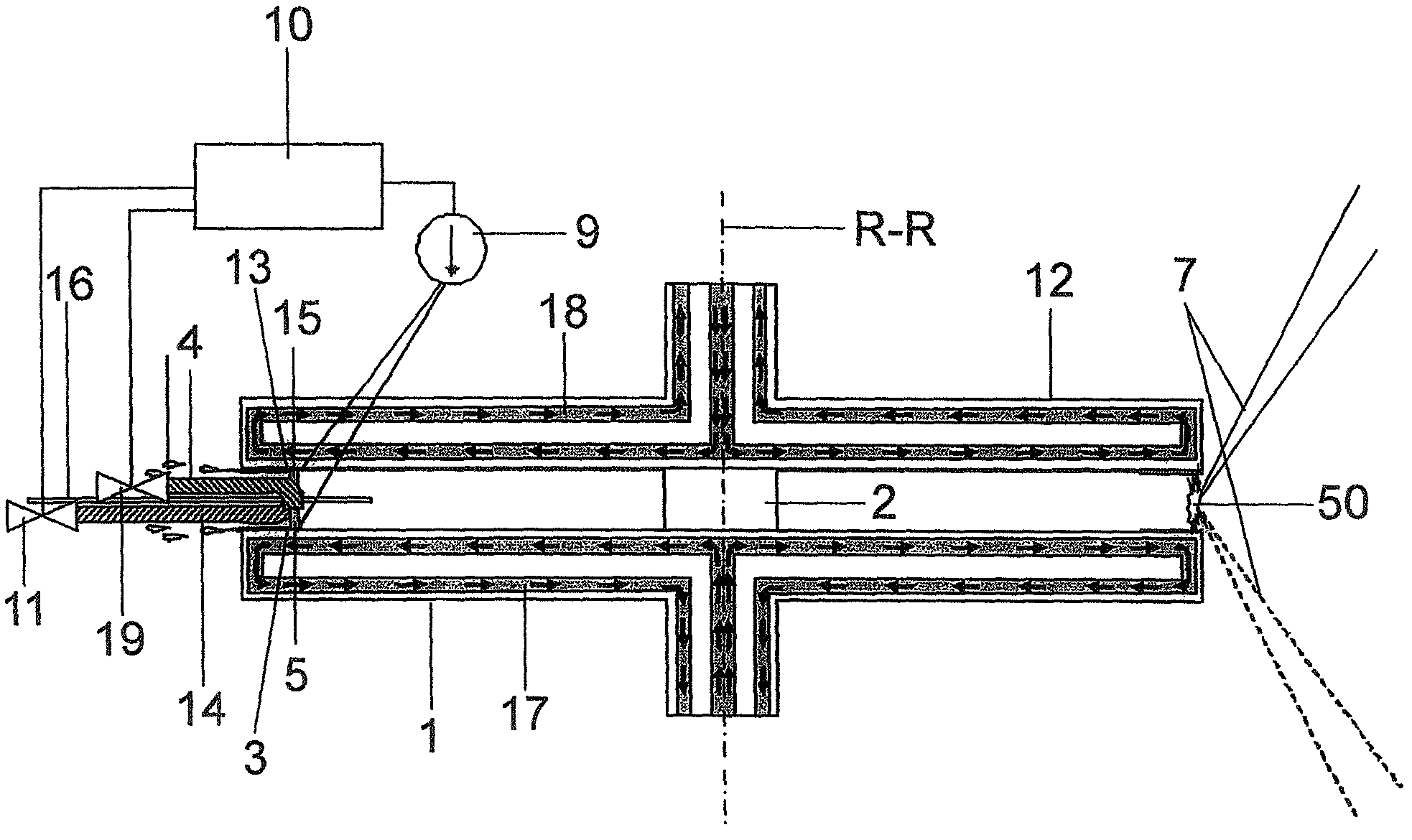 Arrangement and method for the generation of extreme ultraviolet radiation by means of an electrically operated gas discharge