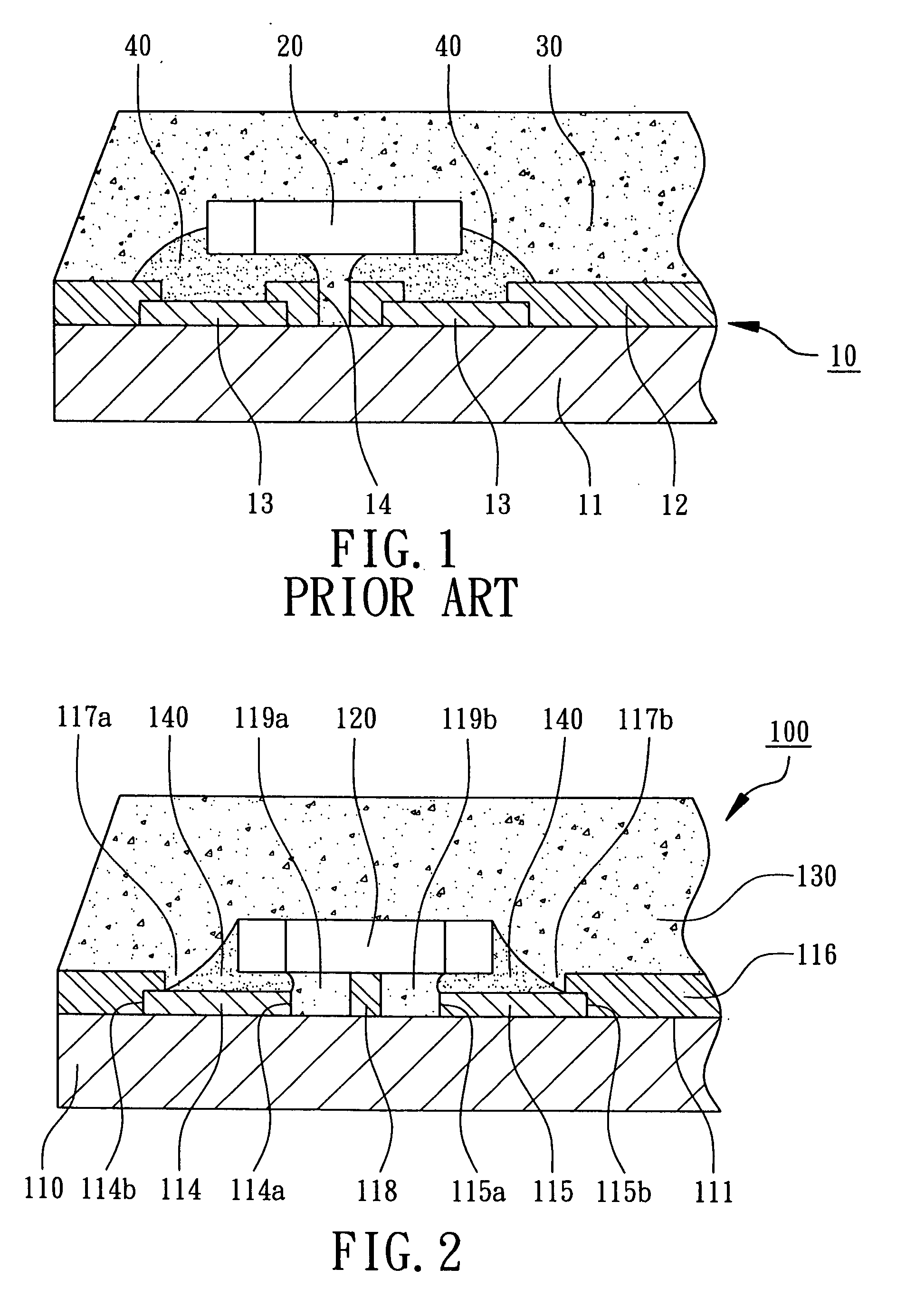 Semiconductor package with encapsulated passive component