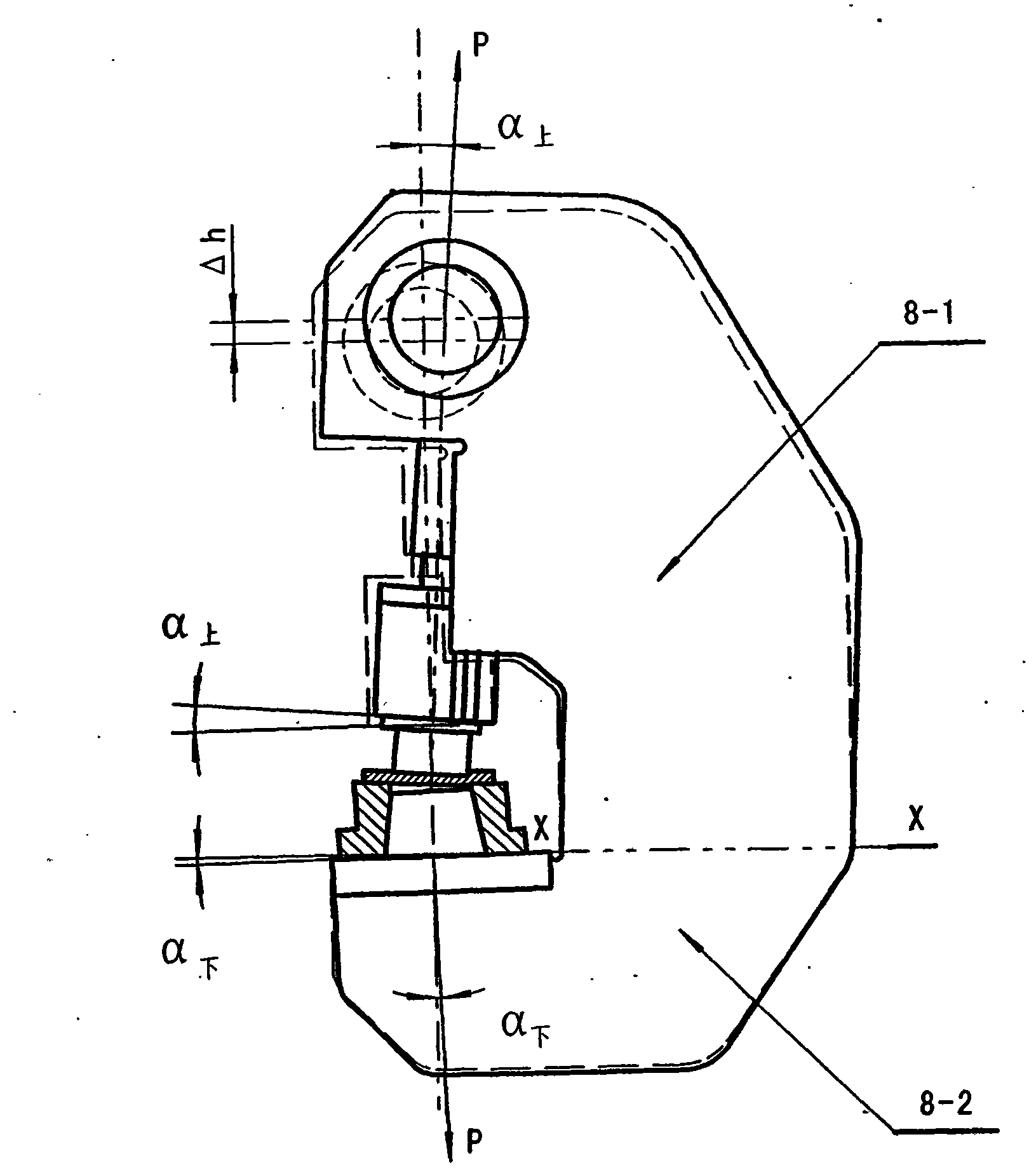 Improved structure of forging machine tool C-shaped body