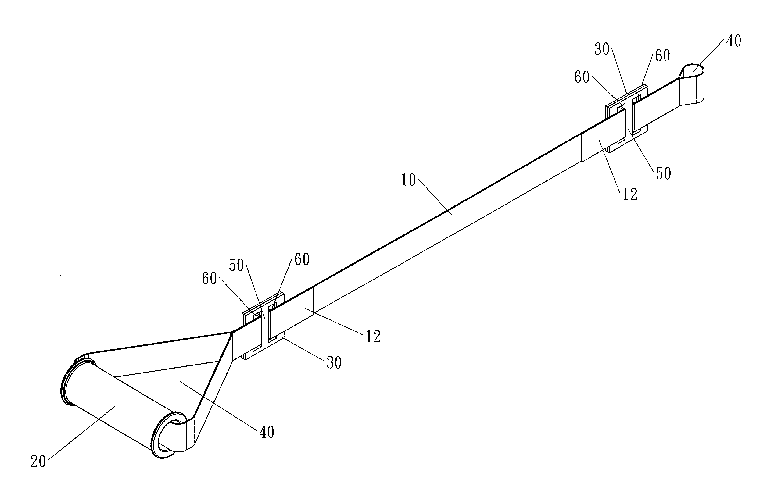 Suspension Exercising Device Having Adjustable Length