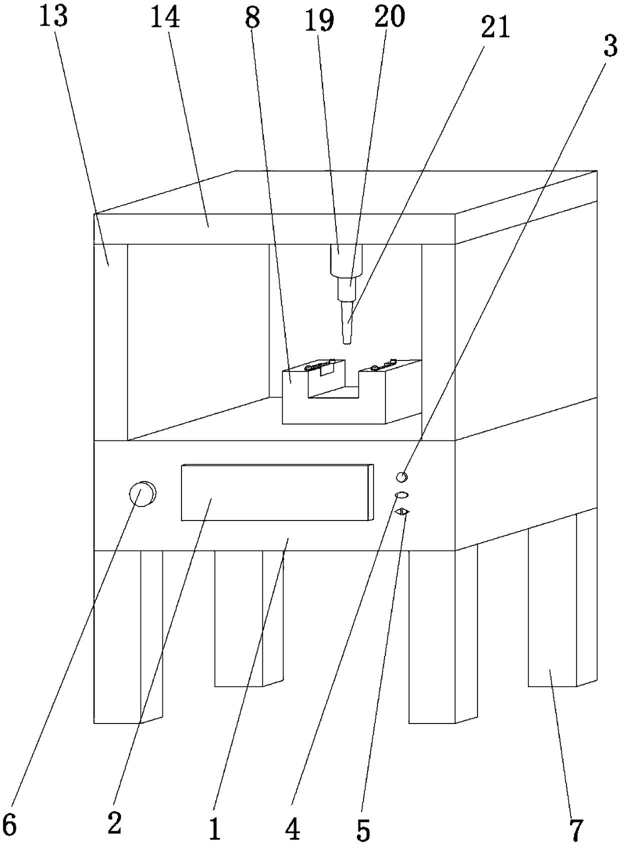 LED chip strength test device