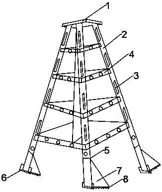 A garden ladder for garden maintenance