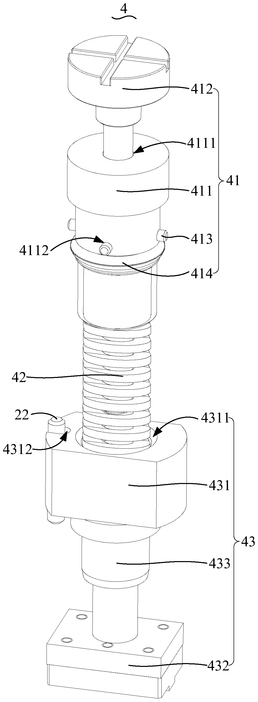 Pressure head structure, pressure head device and pressure maintaining equipment