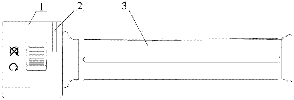 motorcycle throttle handle