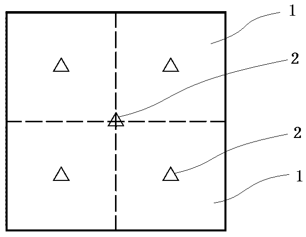 Point distribution method for judging in-situ stirring uniformity of ...