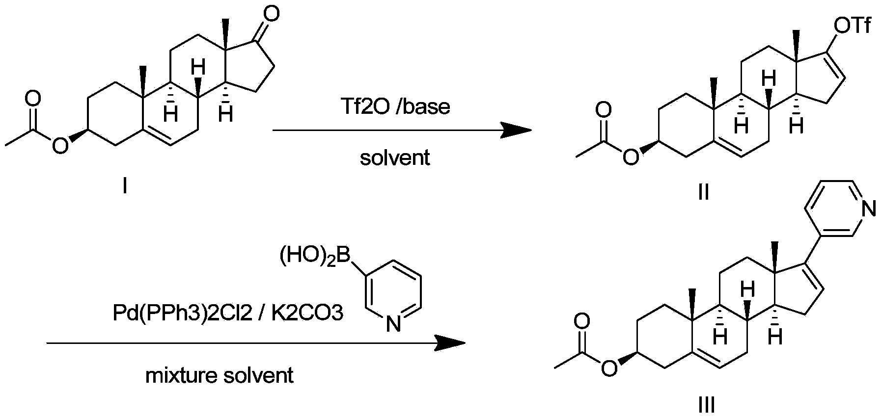 Preparation method for abiraterone acetate