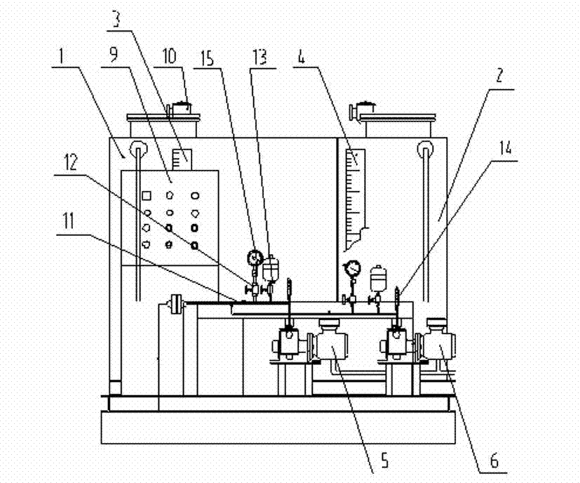 Multifunctional double tank drug feeding system