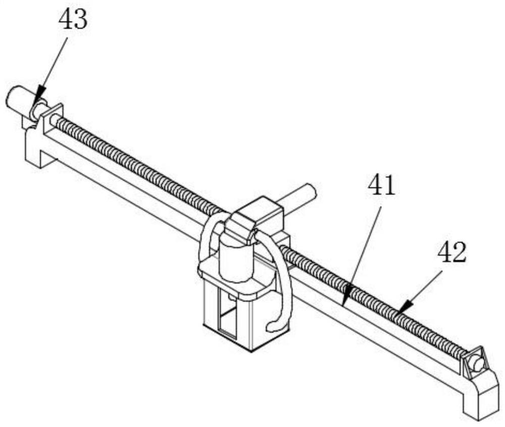 Carving device for blue cloth with design in white and using method of carving device