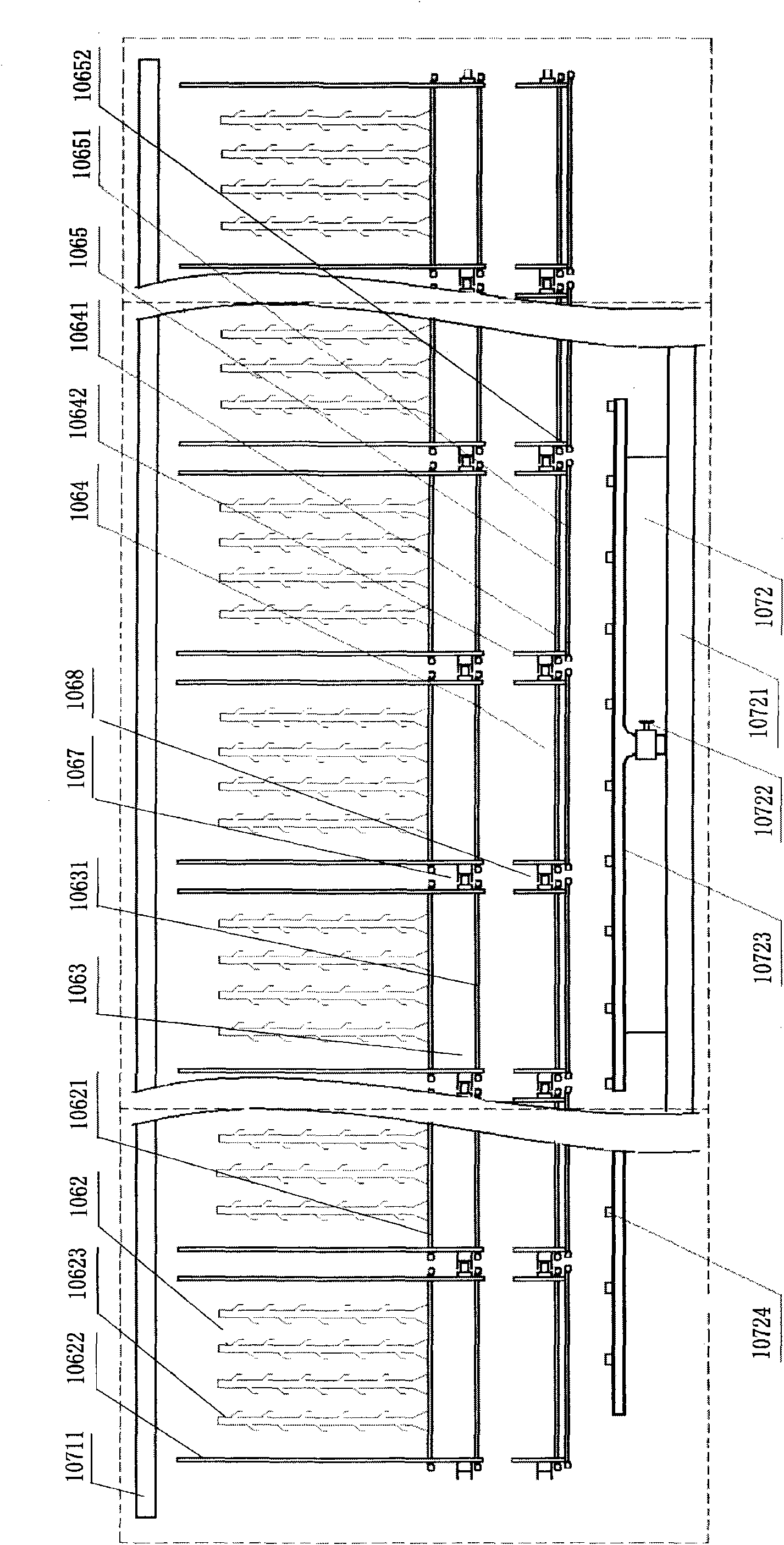 Large-scale brown coal quality-improving process and apparatus