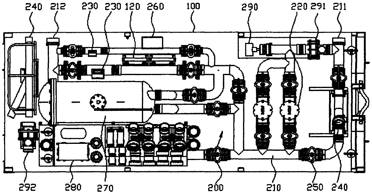 A cabin filter metering station