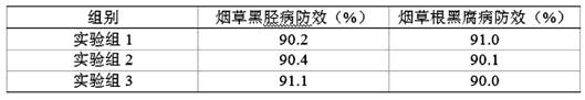 Composition for preventing and treating black rot and black shank of tobacco roots and improving characters and quality