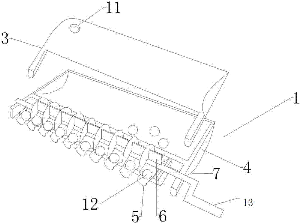 Seed germinating and seed placing device