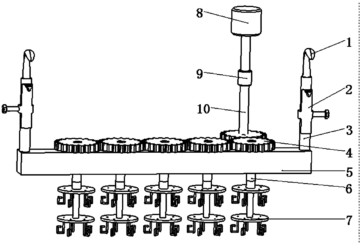 A rotatable electroplating hanger