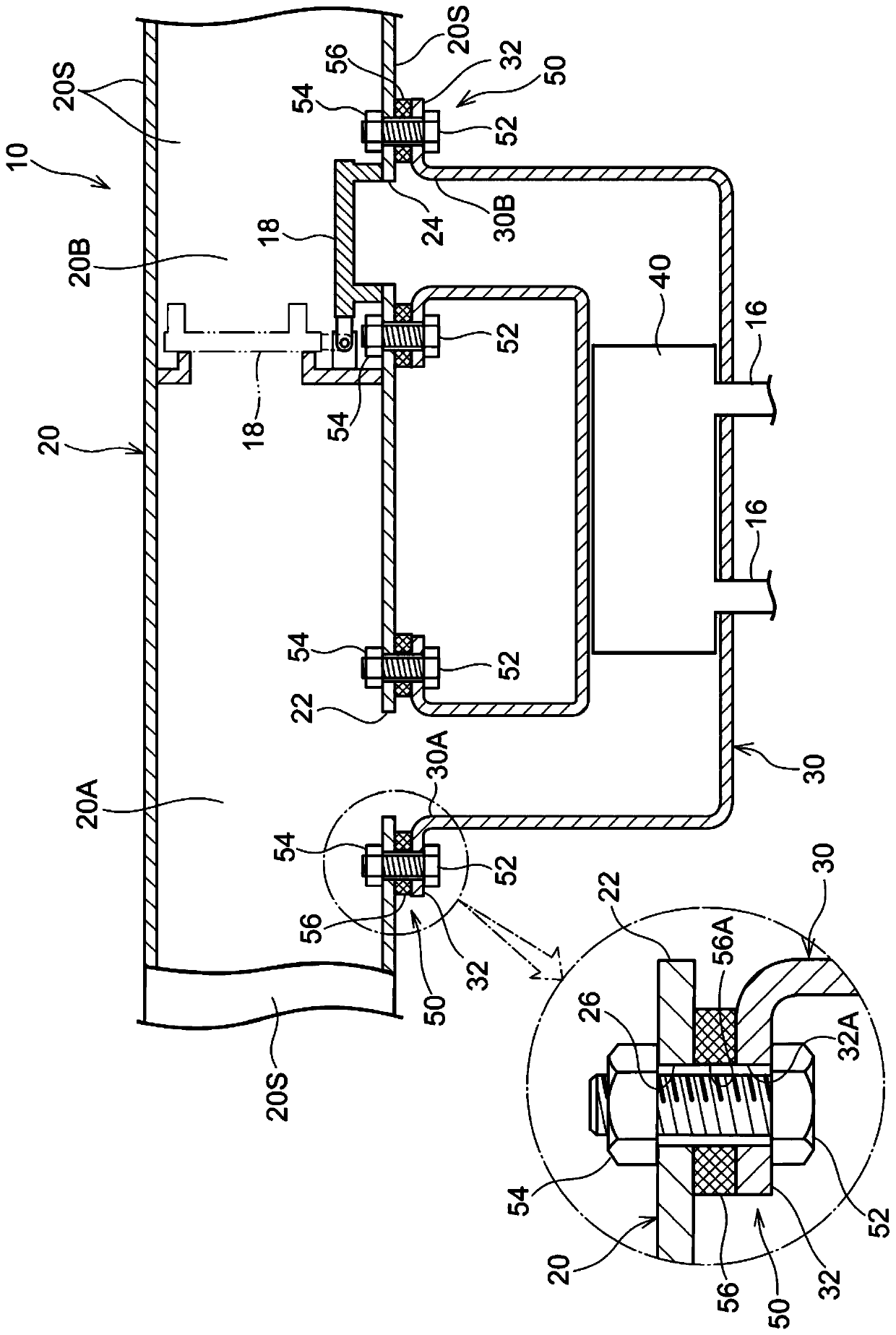 Exhaust heat recovery device