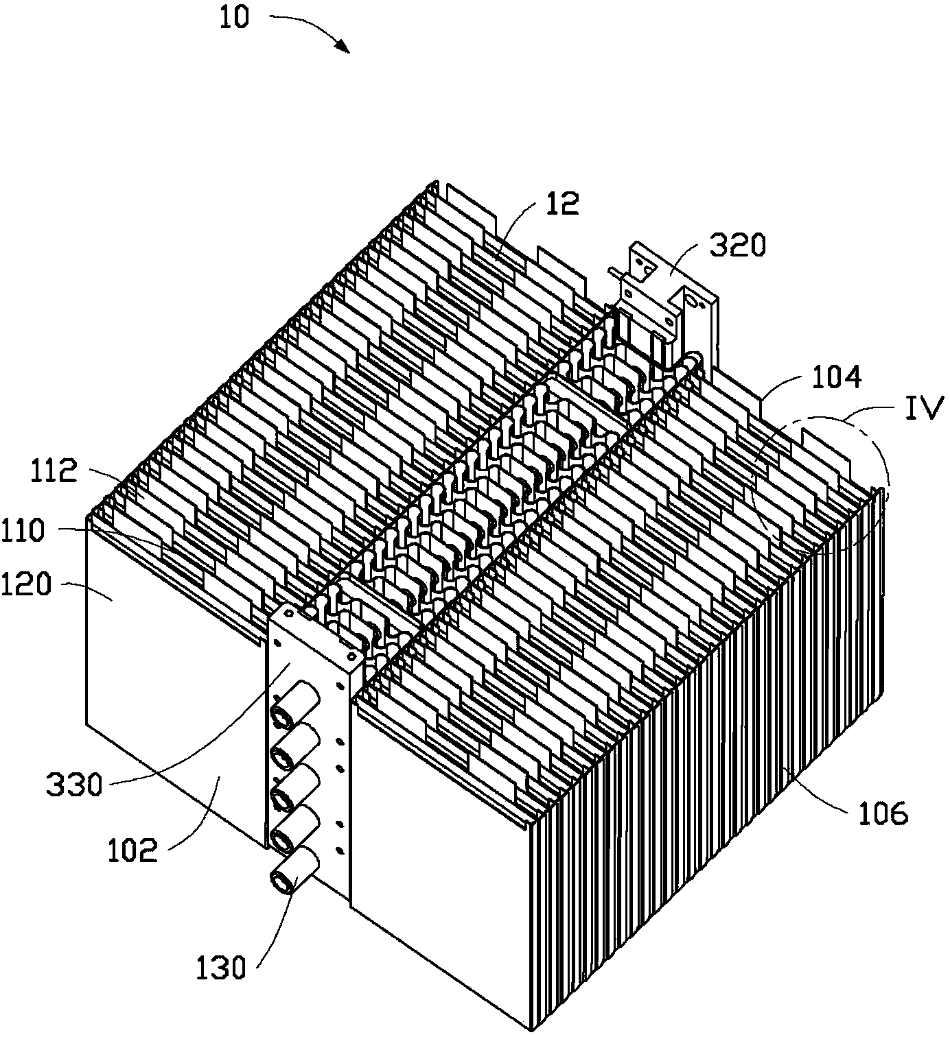 Battery pack and battery module provided with battery pack