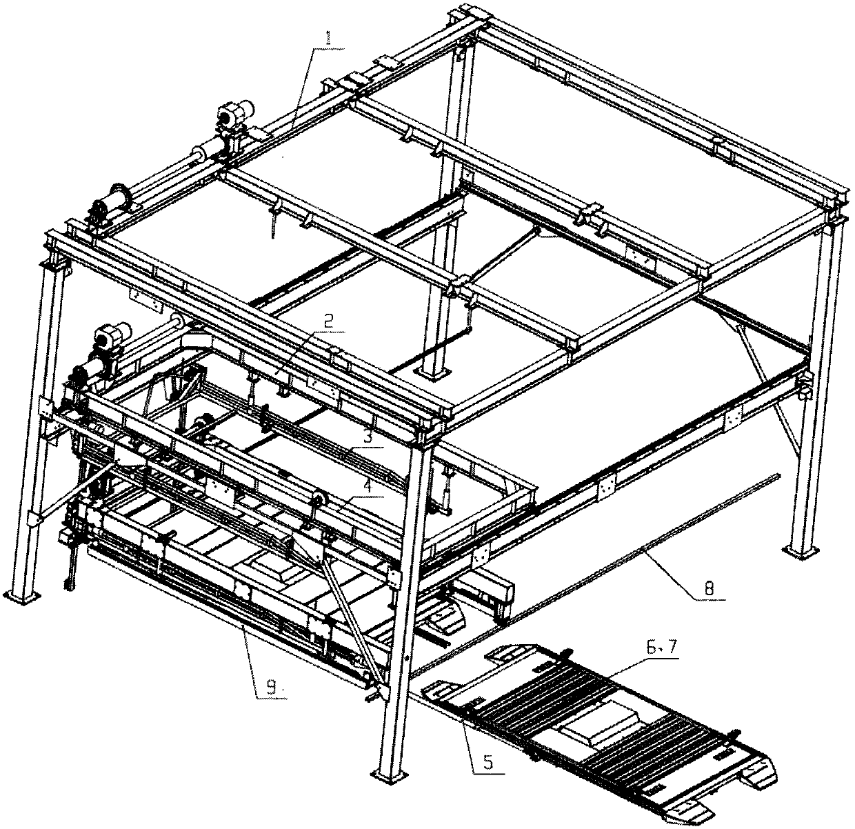 Heavy-duty lifting translational rotary system device