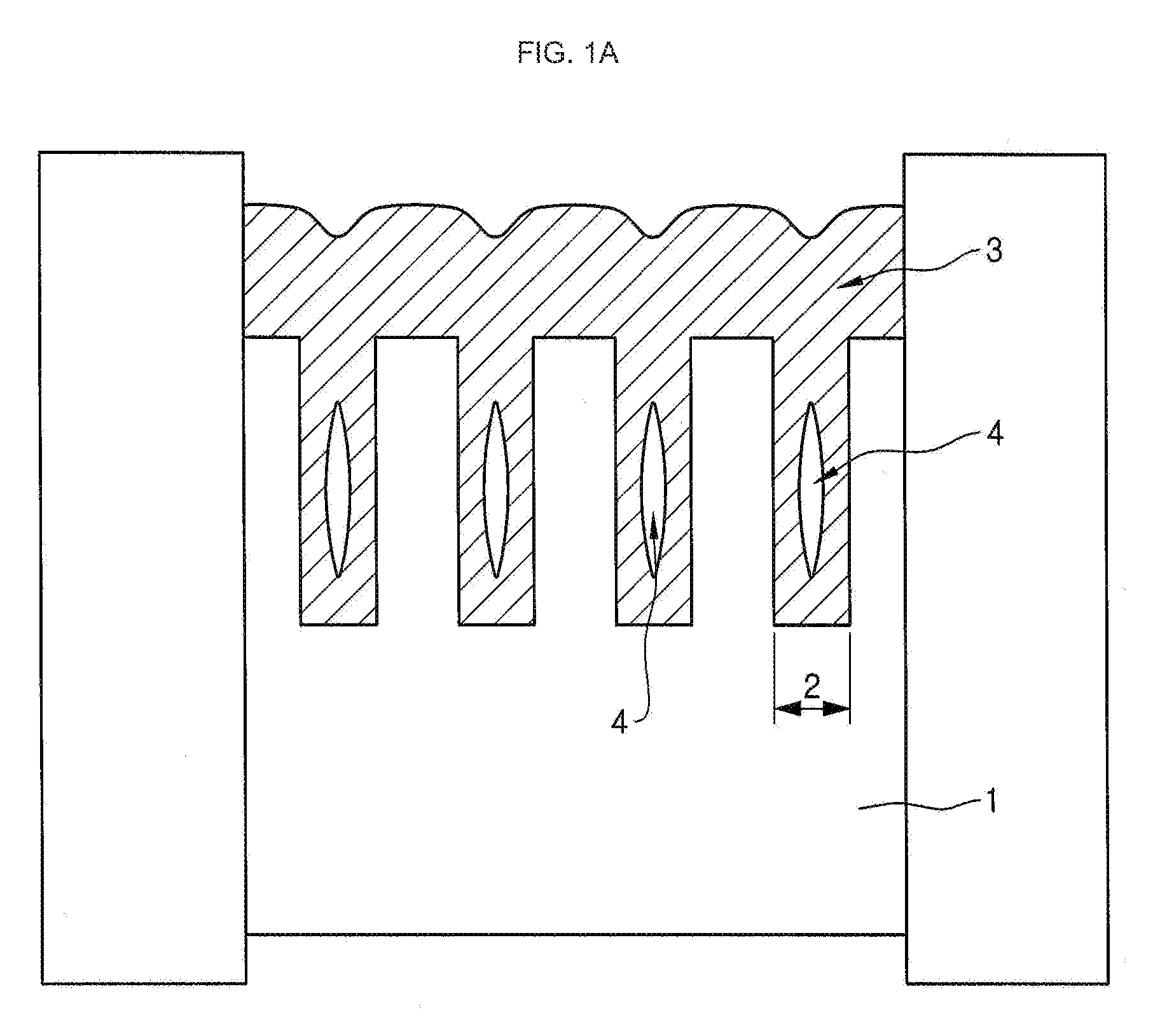 Forming Substrate Structure by Filling Recesses with Deposition Material